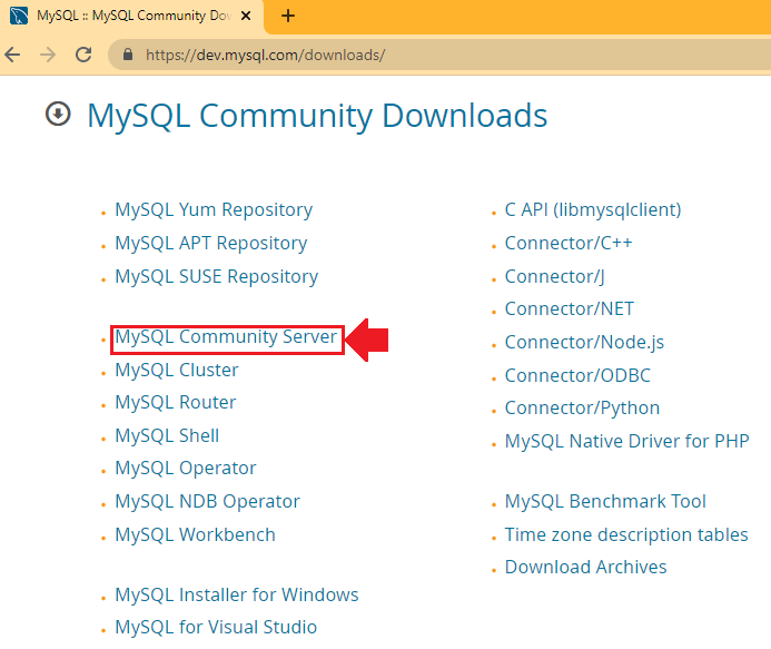 MySQL Downloads